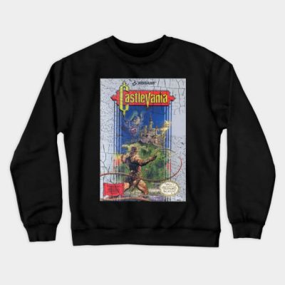 Castlevania Retro Distressed Crewneck Sweatshirt Official Castlevania Merch