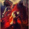 Anime Castlevania Vintage Posters Retro Kraft Paper Wall Art Painting Pictures for Home Decor Room Decoration 26 - Castlevania Merch