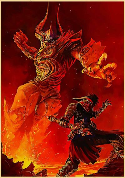 Anime Castlevania Vintage Posters Retro Kraft Paper Wall Art Painting Pictures for Home Decor Room Decoration 32 - Castlevania Merch