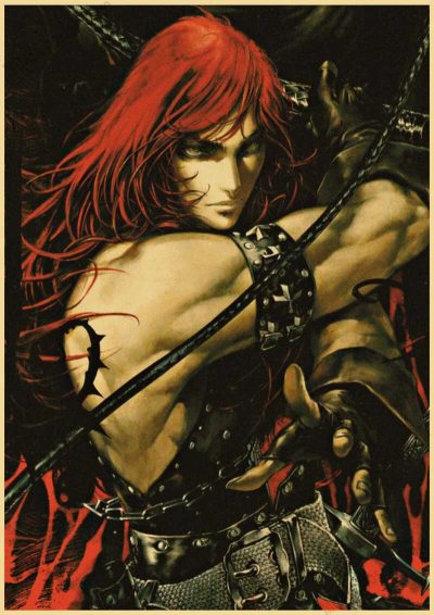Anime Castlevania Vintage Posters Retro Kraft Paper Wall Art Painting Pictures for Home Decor Room Decoration 34 - Castlevania Merch