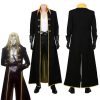 Castlevania Alucard Sypha Cosplay Costume Trench Coat Top Trousers Man Uniform Role Play Game Suit Halloween - Castlevania Merch