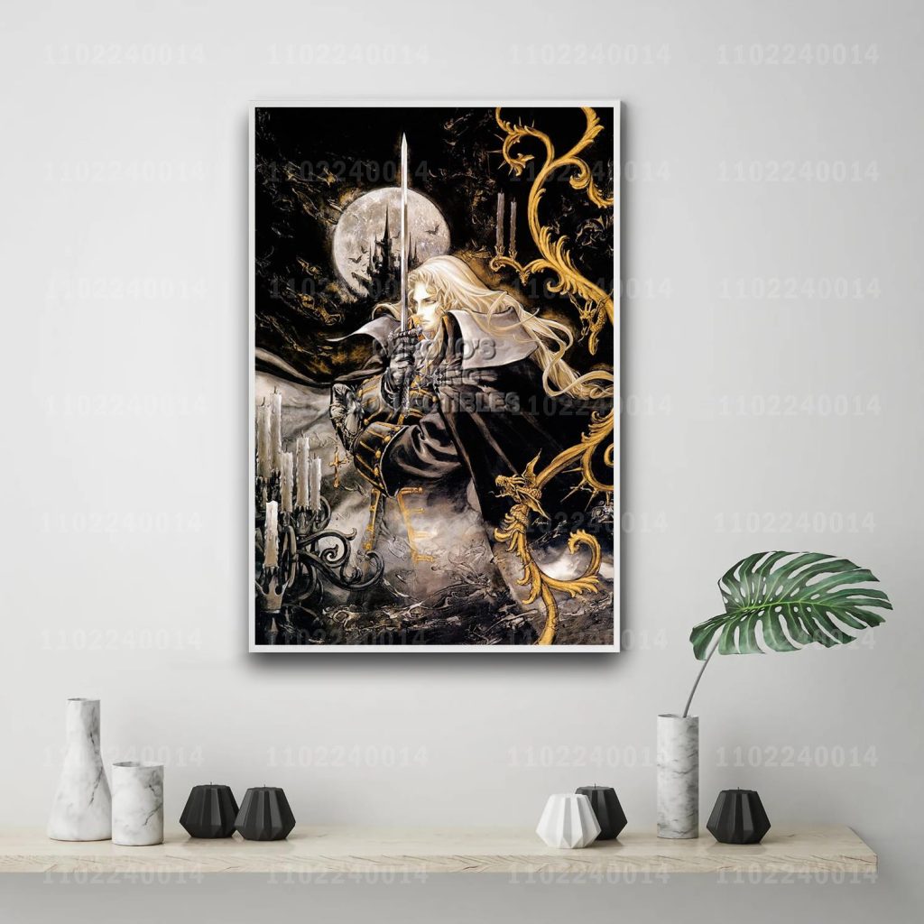 Castlevania Symphony of the Night game 24x36 Decorative Canvas Posters Room Bar Cafe Decor Gift Print 14 - Castlevania Merch