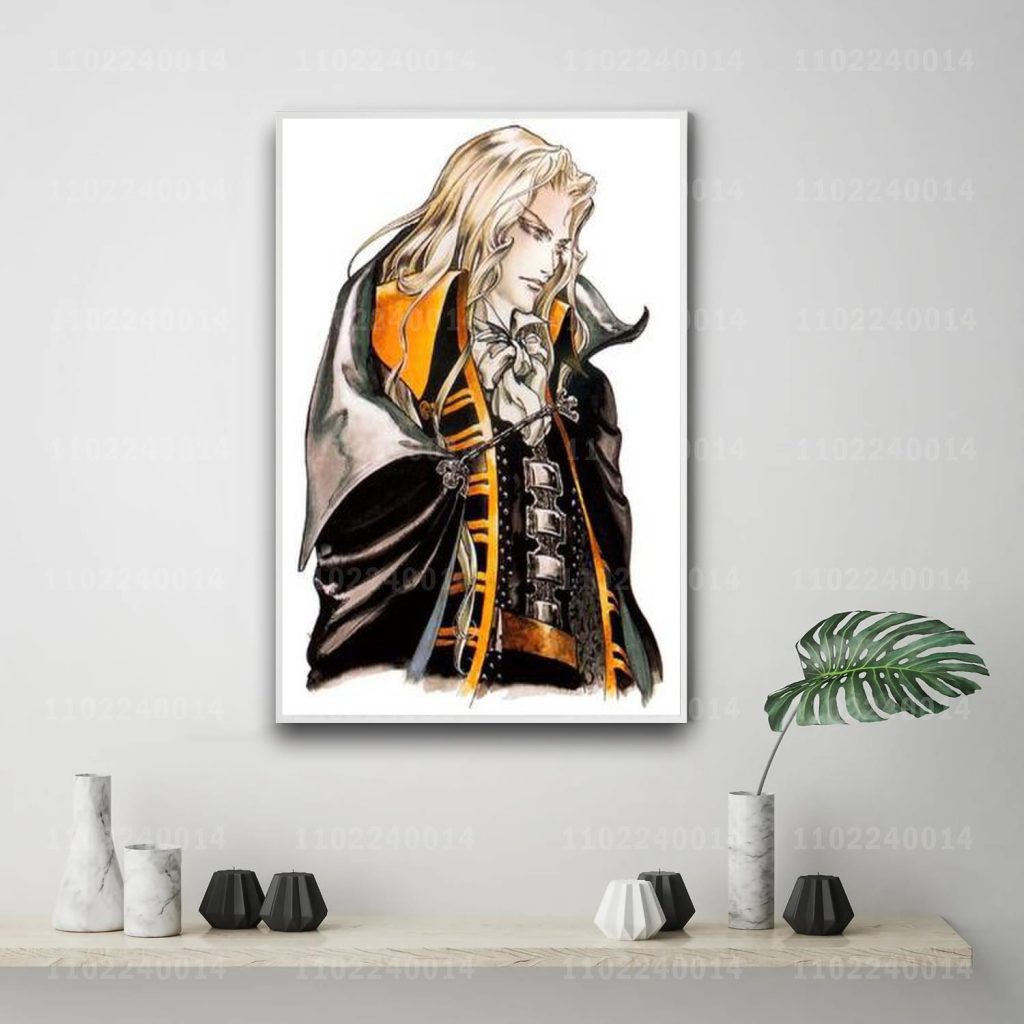 Castlevania Symphony of the Night game 24x36 Decorative Canvas Posters Room Bar Cafe Decor Gift Print 2 - Castlevania Merch