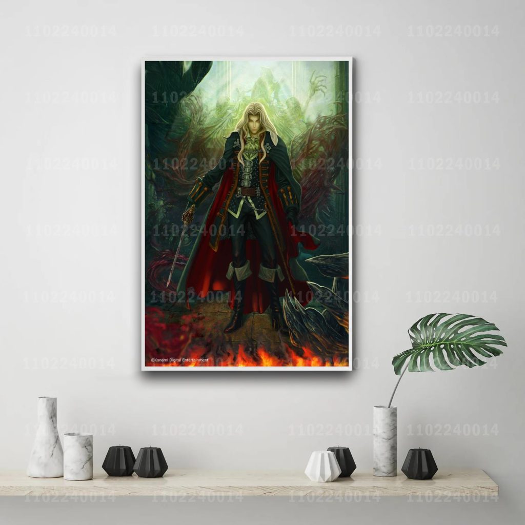 Castlevania Symphony of the Night game 24x36 Decorative Canvas Posters Room Bar Cafe Decor Gift Print 5 - Castlevania Merch