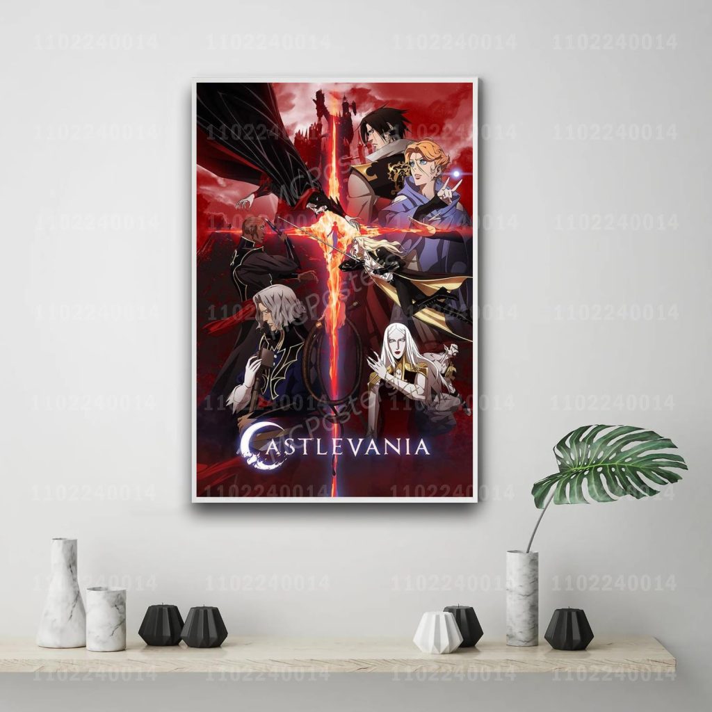 Castlevania Symphony of the Night game 24x36 Decorative Canvas Posters Room Bar Cafe Decor Gift Print 8 - Castlevania Merch