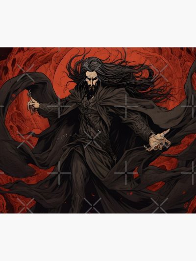 Netflix Castlevania Dracula Vampire Gothic Horror Castle Netflix Anime Tapestry Official Castlevania Merch