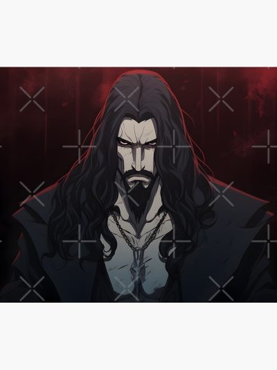 Netflix Castlevania Dracula Vampire Gothic Horror Castle Netflix Anime Tapestry Official Castlevania Merch