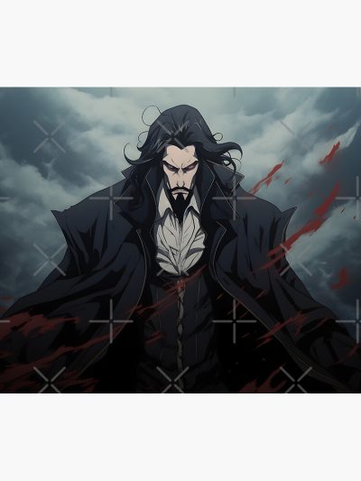 Netflix Castlevania Dracula Vampire Gothic Horror Castle Netflix Anime Tapestry Official Castlevania Merch