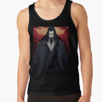 Netflix Castlevania Dracula Vampire Gothic Horror Castle Netflix Anime Tank Top Official Castlevania Merch