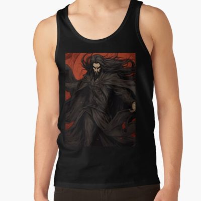 Netflix Castlevania Dracula Vampire Gothic Horror Castle Netflix Anime Tank Top Official Castlevania Merch