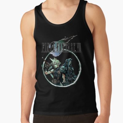 Final Fantasy Vii Cloud Sephiroth Retro Art Castlevania Tank Top Official Castlevania Merch