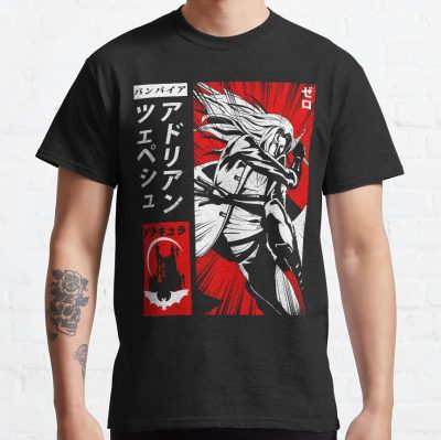 The Vampire Alucard T-Shirt Official Castlevania Merch