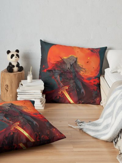 Alucard Castlevania Merchandise: Premium Quality T-Shirts And More Inspired By Netflix'S Hit Anime Series Throw Pillow Official Castlevania Merch