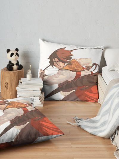 Castlevania Trevor Belmont Throw Pillow Official Castlevania Merch