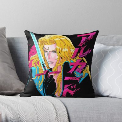 Alucard The Vampire By Zerobriant Throw Pillow Official Castlevania Merch