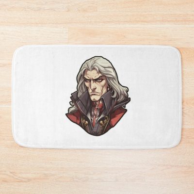 Alucard - Netflix Castlevania Animated Series Character Fanart Bath Mat Official Castlevania Merch