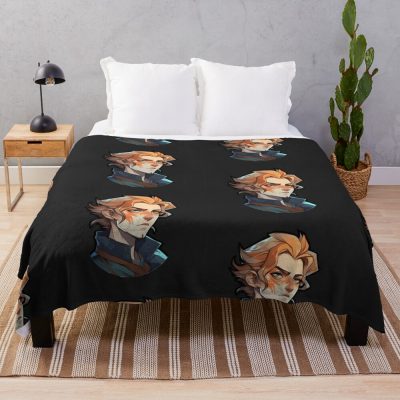 Sypha Belnades - Netflix Castlevania Animated Series Character Fanart Throw Blanket Official Castlevania Merch