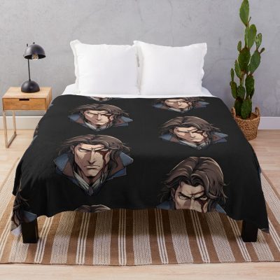 Trevor Belmont - Netflix Castlevania Animated Series Character Fanart Throw Blanket Official Castlevania Merch