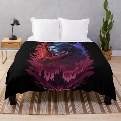 Castlevania Lord Dracula Throw Blanket Official Castlevania Merch