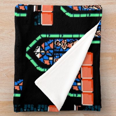 Castlevania Iii - Window Panes Throw Blanket Official Castlevania Merch