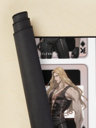 Castlevania Alucard Netflix King Od Diamonds Fullbody Mouse Pad Official Castlevania Merch