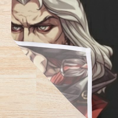 Alucard - Netflix Castlevania Animated Series Character Fanart Shower Curtain Official Castlevania Merch