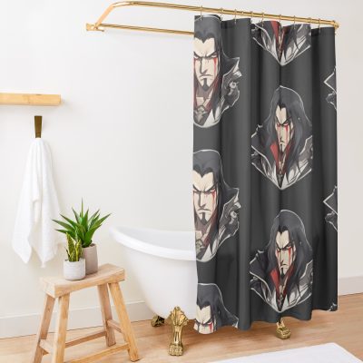 Dracula - Netflix Castlevania Animated Series Character Fanart Shower Curtain Official Castlevania Merch