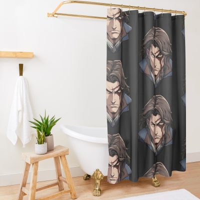 Trevor Belmont - Netflix Castlevania Animated Series Character Fanart Shower Curtain Official Castlevania Merch