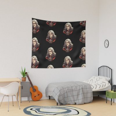 Alucard - Netflix Castlevania Animated Series Character Fanart Tapestry Official Castlevania Merch