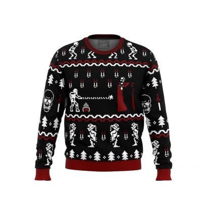 Castlevania Classic Game Ugly Christmas Sweaters - Castlevania Merch