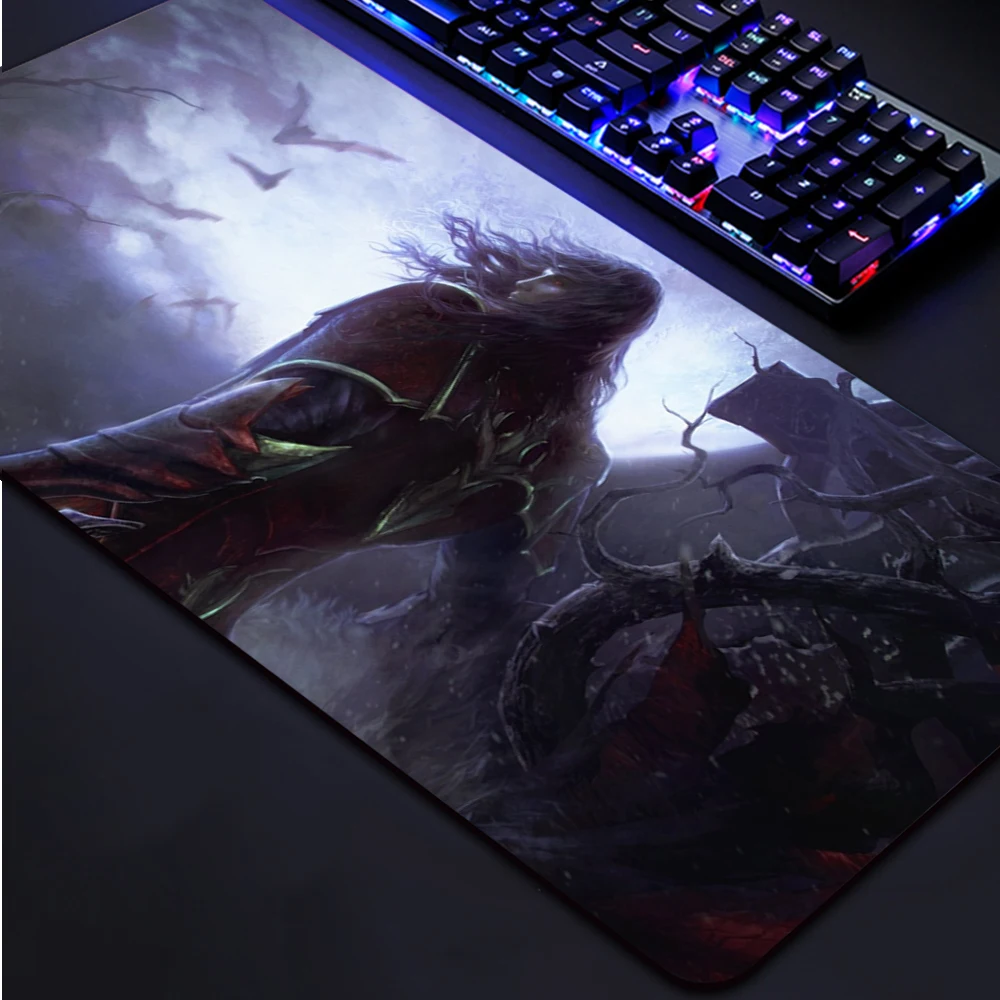 Gamer Desk Pad Varmilo Gaming Mouse Mats Castlevania Mausepad Gamers Accessories PC Gamer Cabinet Rug Mice 15 - Castlevania Merch