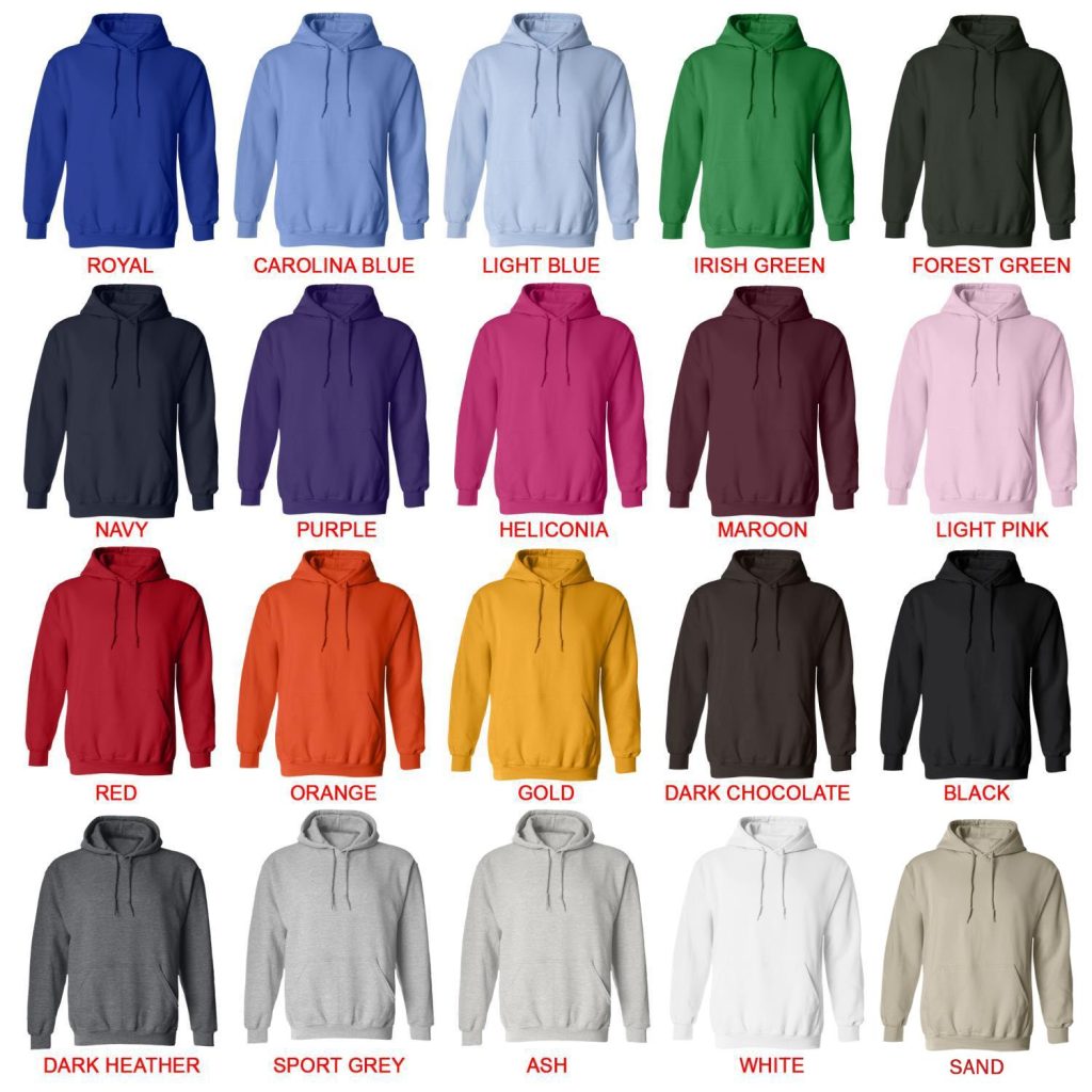 hoodie color chart - Castlevania Merch